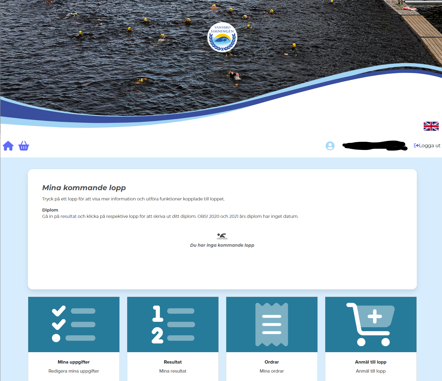 Vansbrosimningen — deltagaradministration